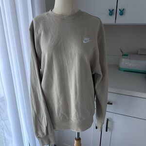 Nike Beige Sweatshirt